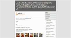 Desktop Screenshot of delnet-ltd.co.uk